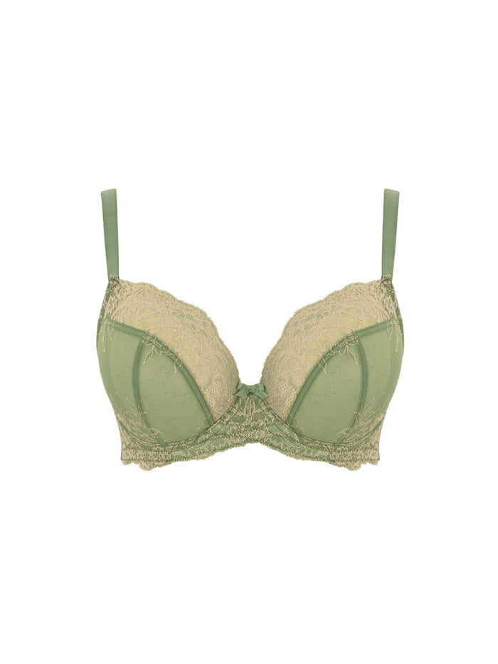 Ana Plunge Bra - Sage/Sand