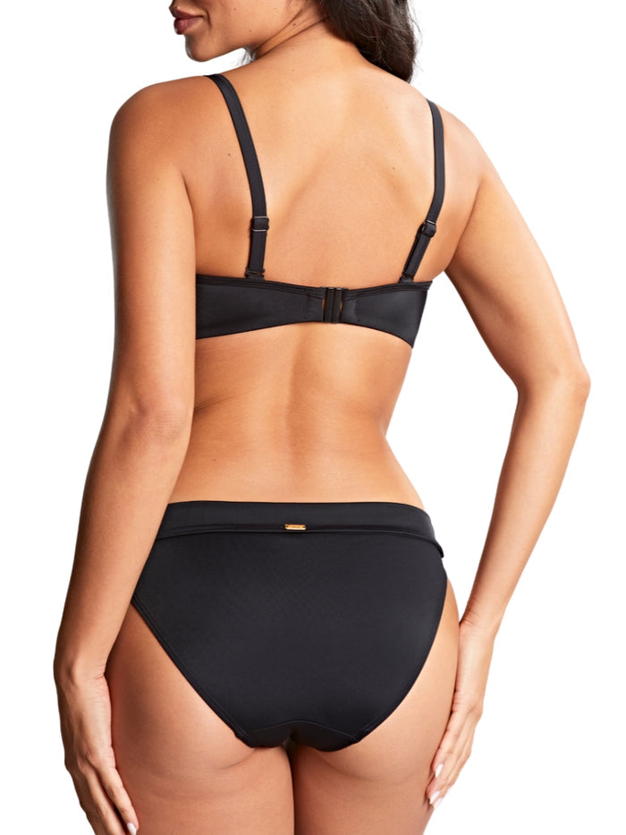 Anya Riva Bandeau Bikini Top - Black