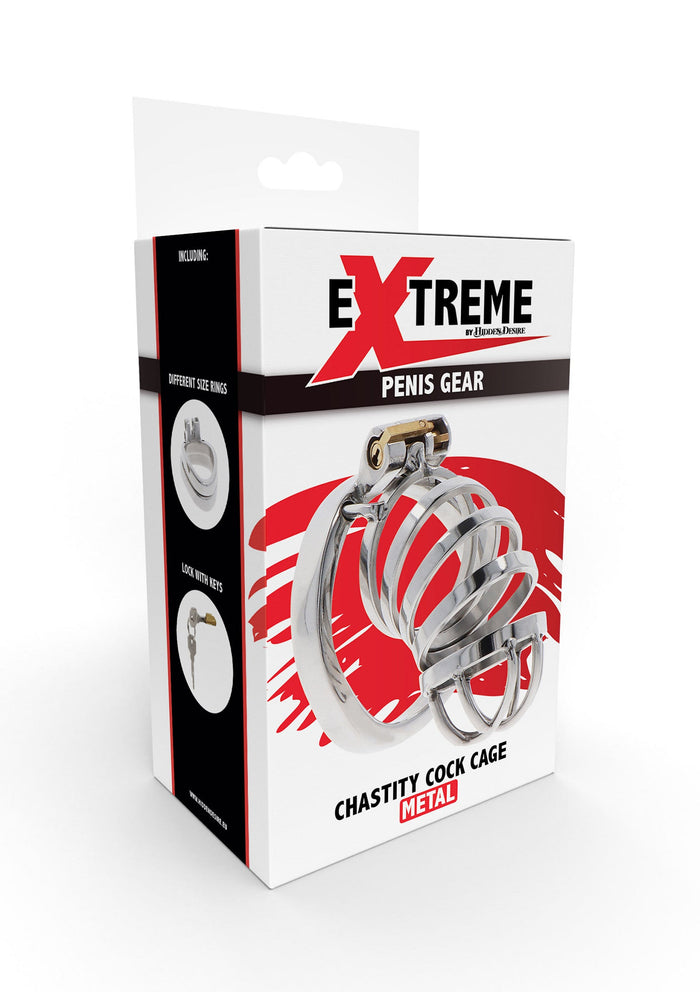 16821 hidden desire extreme chastity cock cage metal