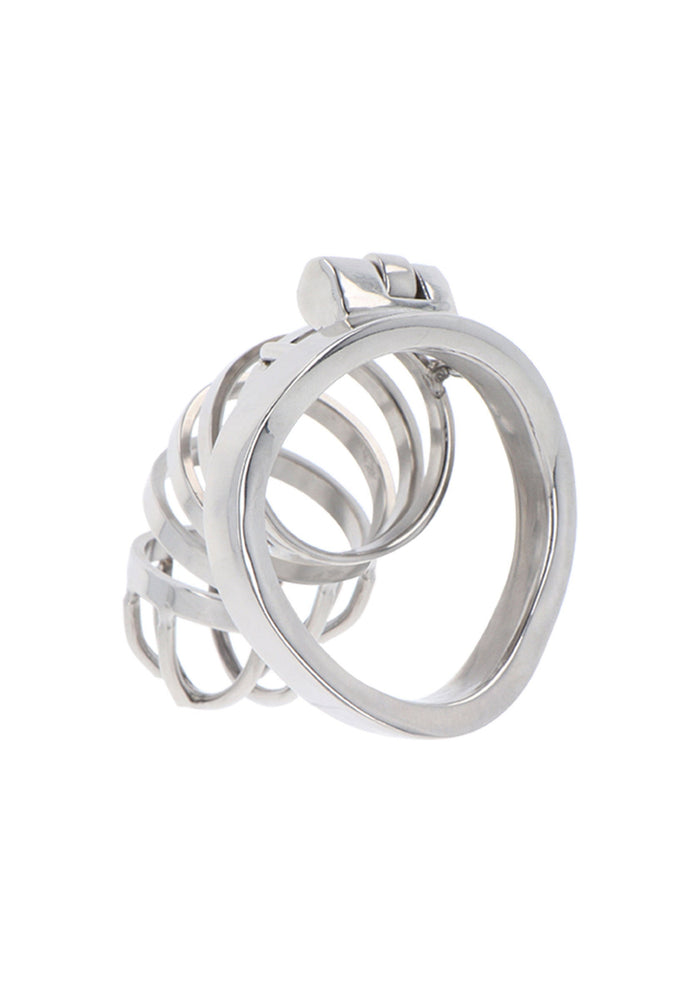 16821 hidden desire extreme chastity cock cage metal