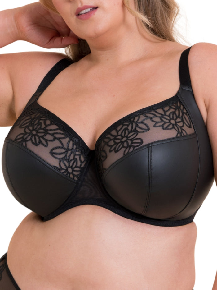 Enchant Balcony Side Support Bra - Black