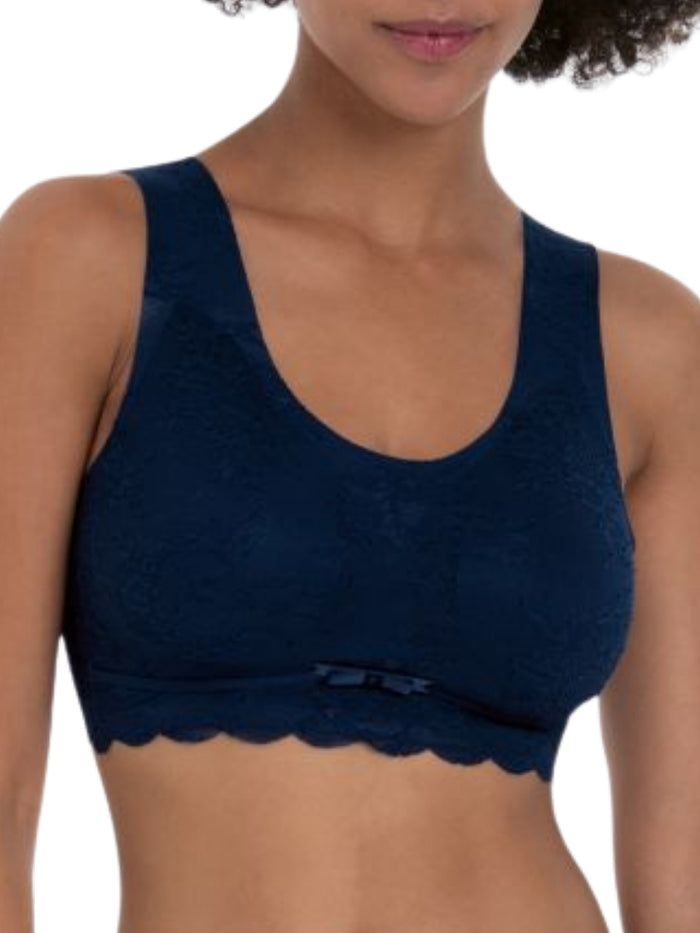 Essential Lace Bralette - Maritime Blue