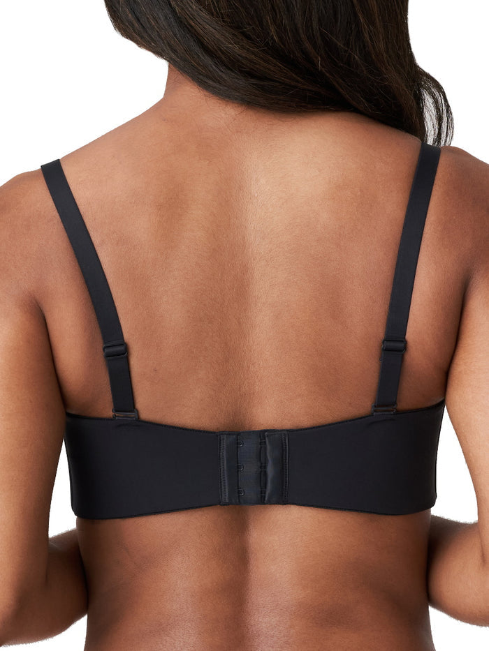 Black Underwired Moulded Strapless Bra