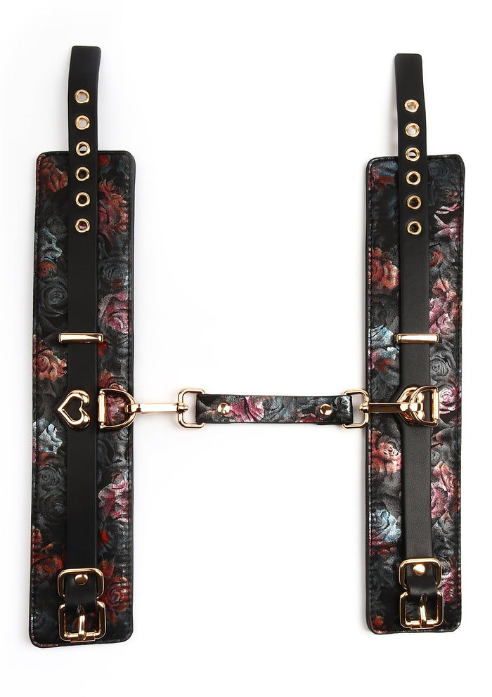 Floral Jacquard Ankle Cuffs