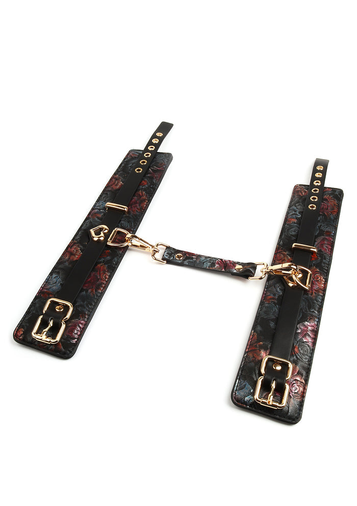 Floral Jacquard Ankle Cuffs