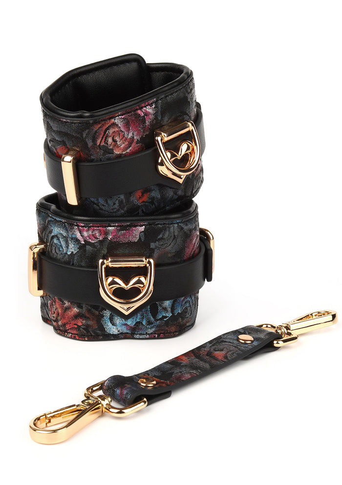 Floral Jacquard Ankle Cuffs