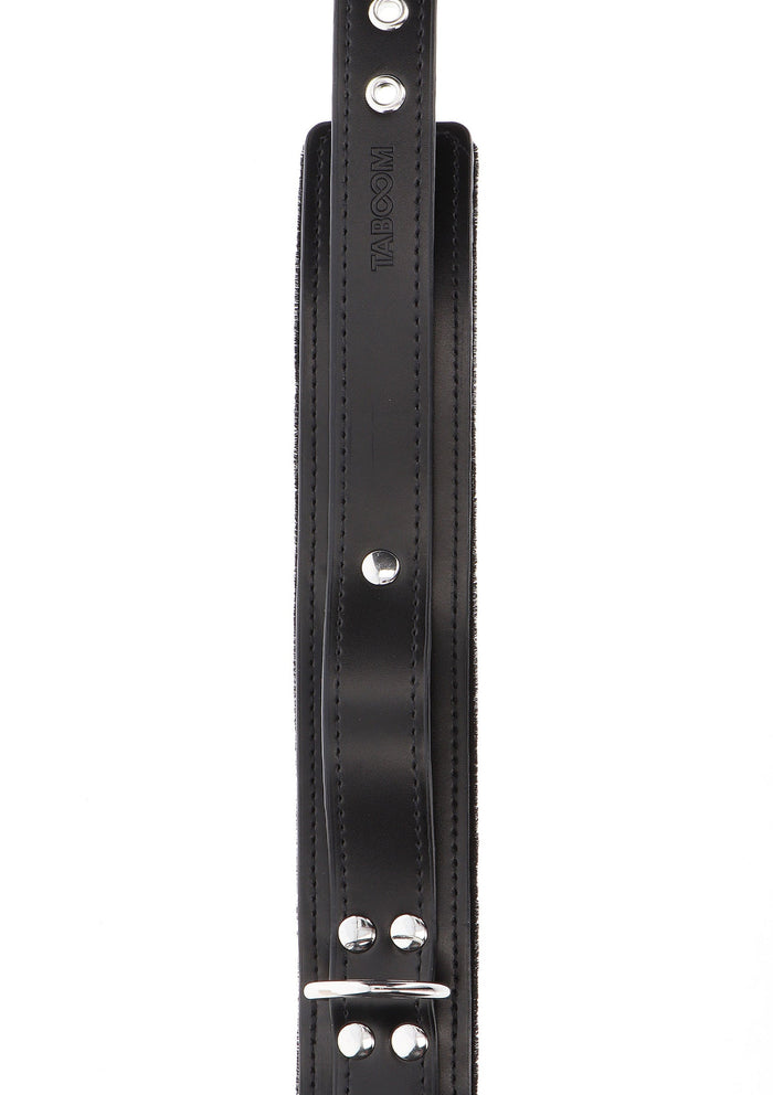 17103 taboom luxury bondage essentials heavy d ring collar