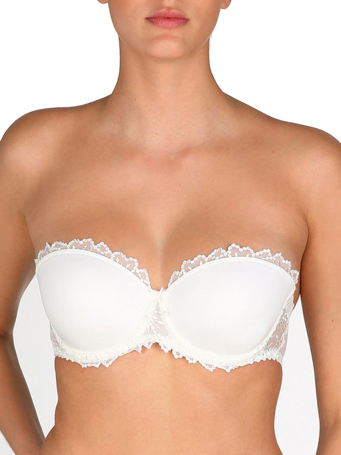 Jane Padded Strapless Bra - Natural