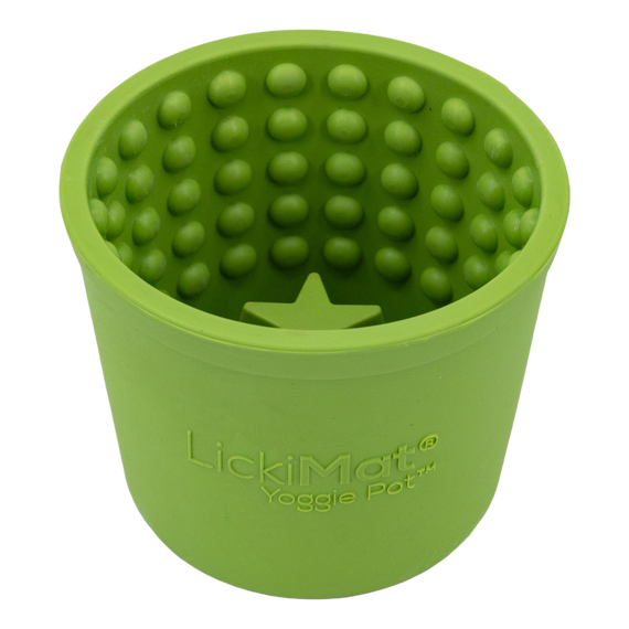 LickiMat Yoggie Pot Dog Feeder