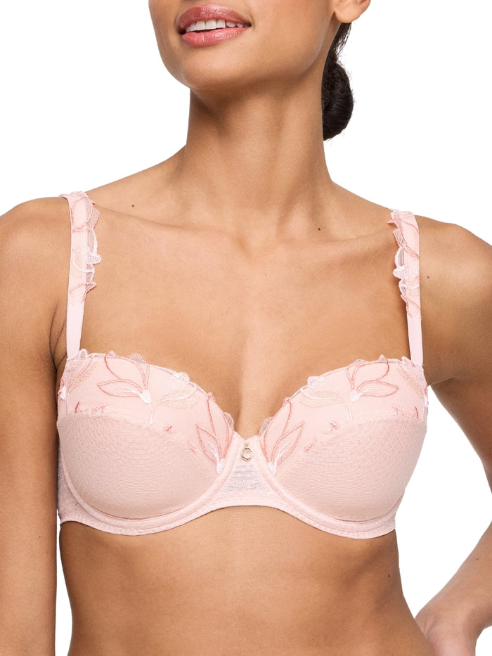 Loish Padded Balcony Bra - Pearly Pink