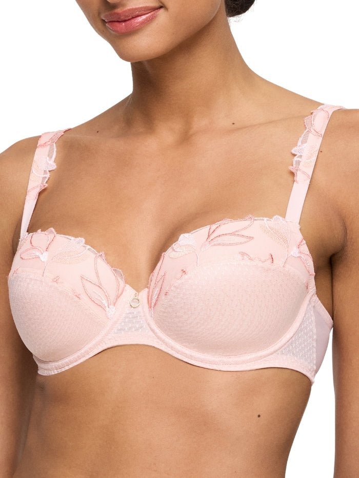 Loish Padded Balcony Bra - Pearly Pink