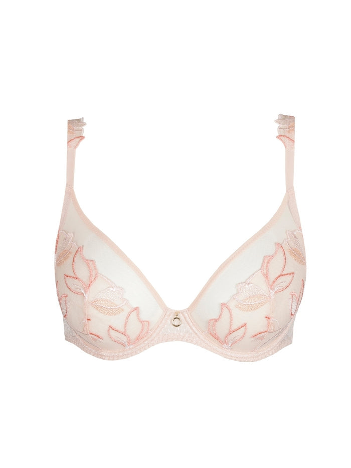 Loish Plunge Bra - Pearly Pink