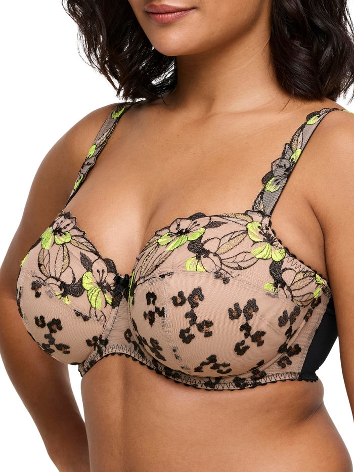 Manali Padded Balcony Bra - Wild Bloom