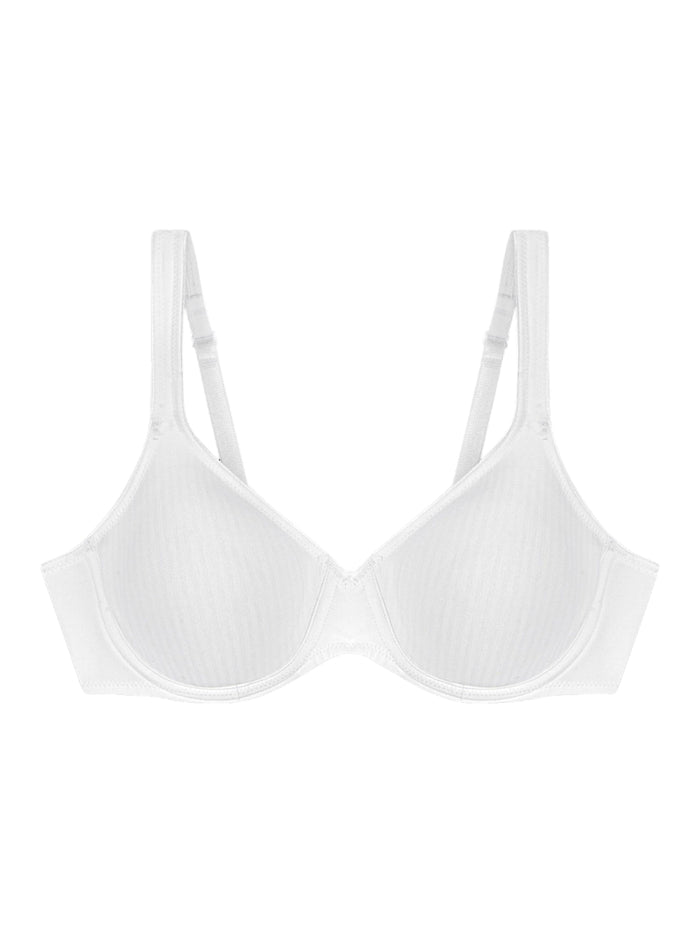 Modern Soft+Cotton Moulded Bra - White