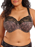 Morgan Printed Full Cup Bra - Ebony