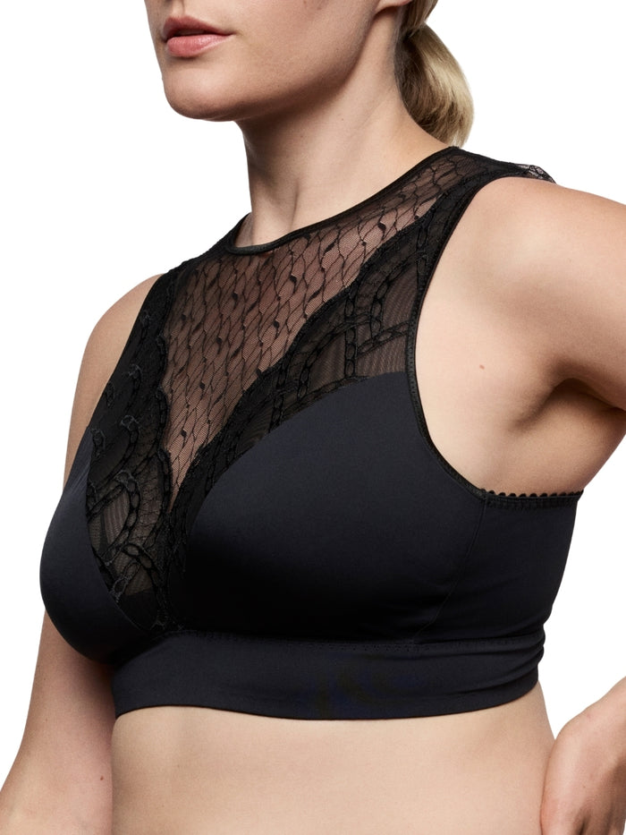 Naica Wireless Bralette - Black