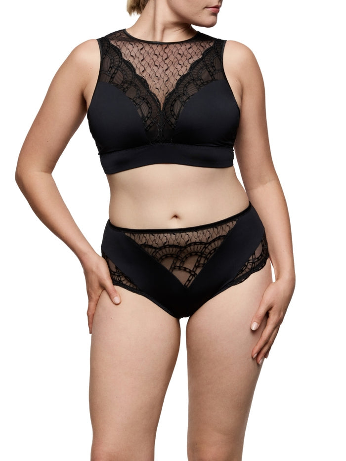 Naica Wireless Bralette - Black