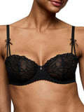 Noova Vertical Seam Balcony Bra - Black