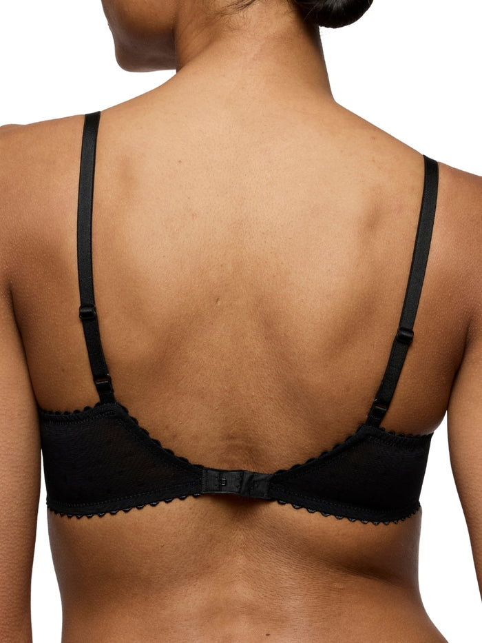Noova Vertical Seam Balcony Bra - Black