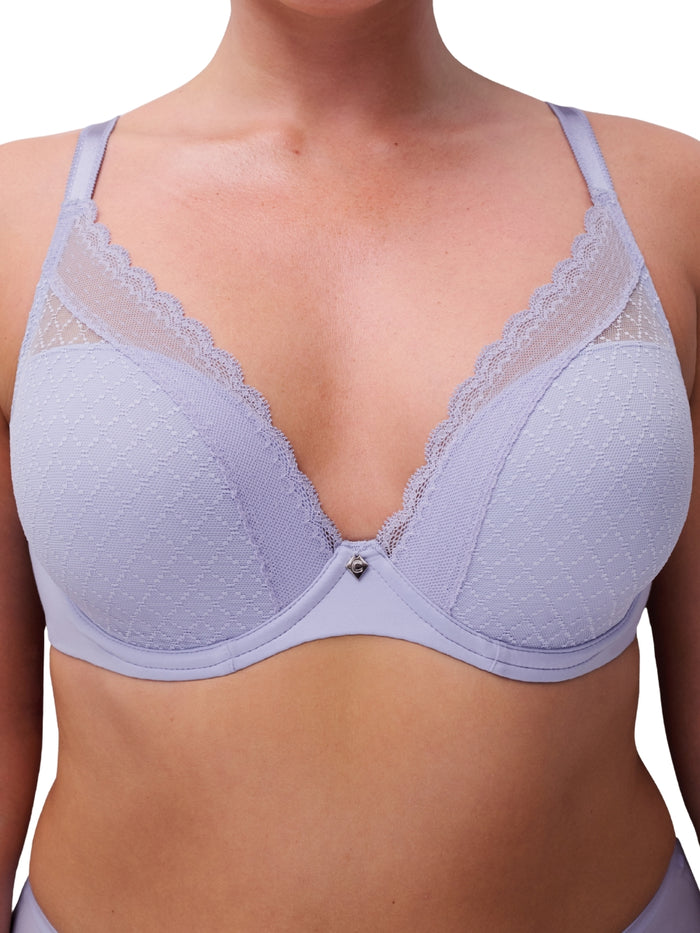 Norah Chic Plunge T-Shirt Bra - Thistle