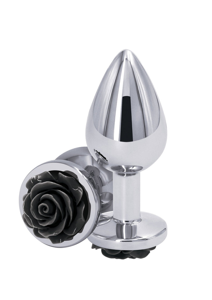 18821 ns novelties rear assets rose buttplug medium