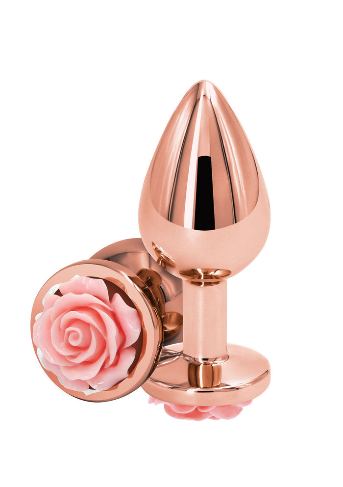18821 ns novelties rear assets rose buttplug medium