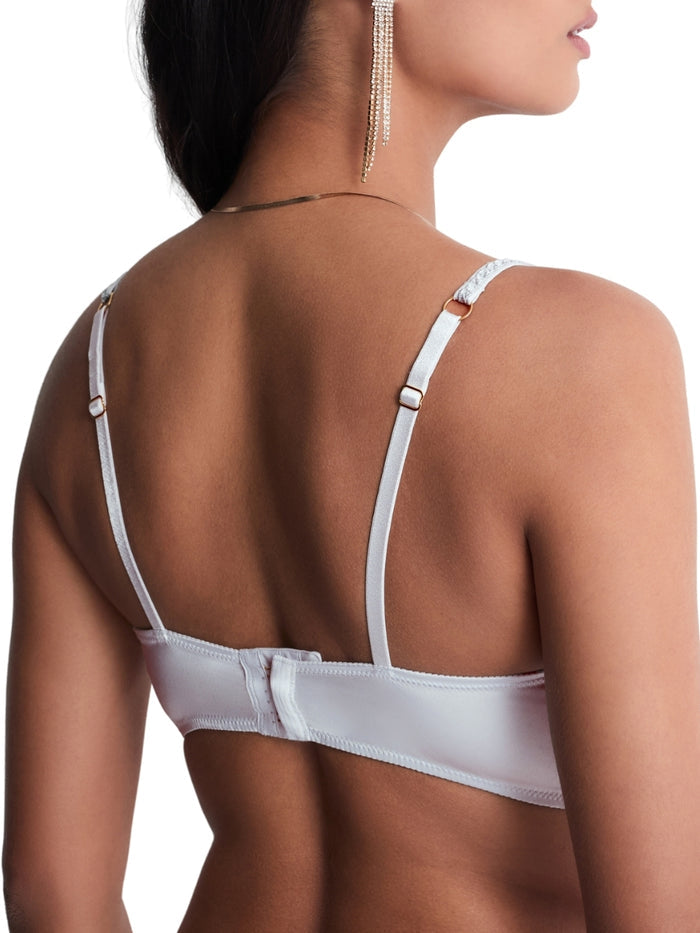 Satin Memories Bustier - Arctic Blue