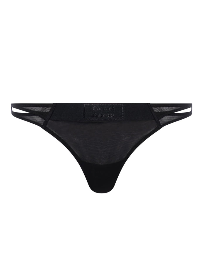 black thong