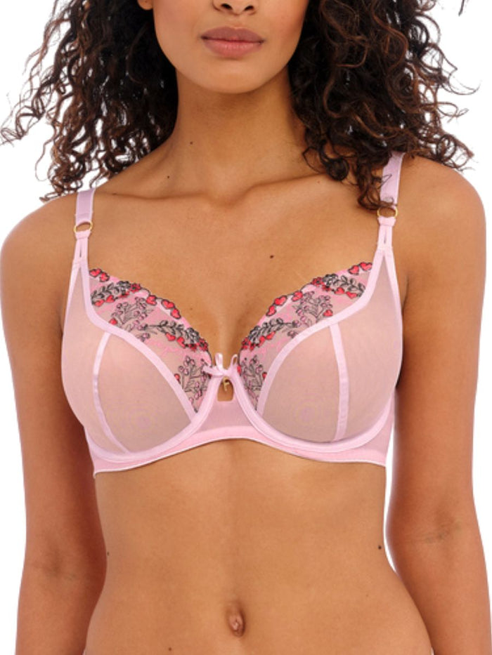 freya show off plunge bra macaron