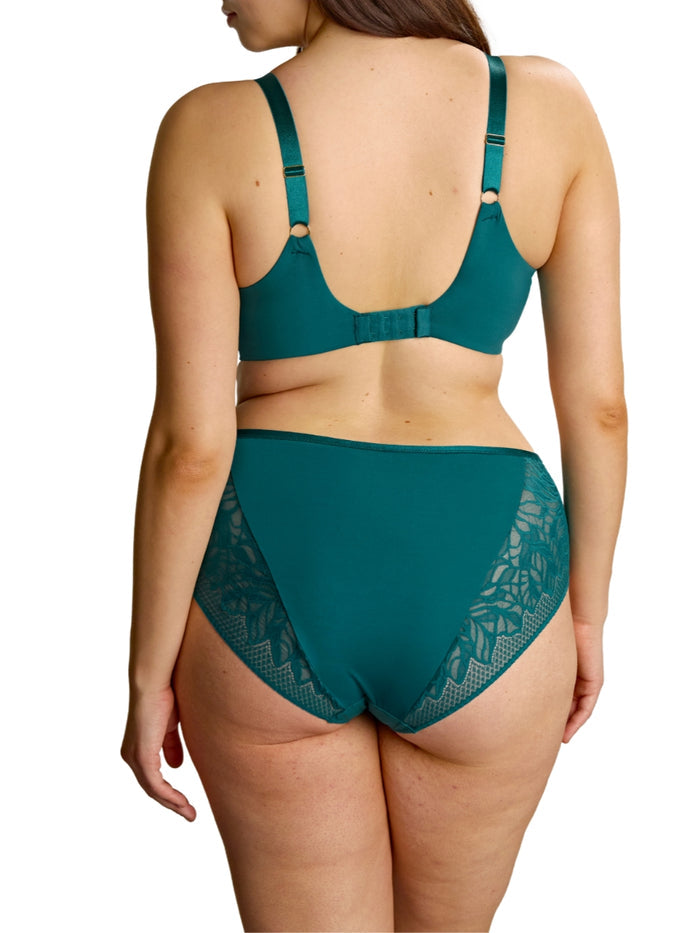 Sophia Full Cup Bra - Teal Blue