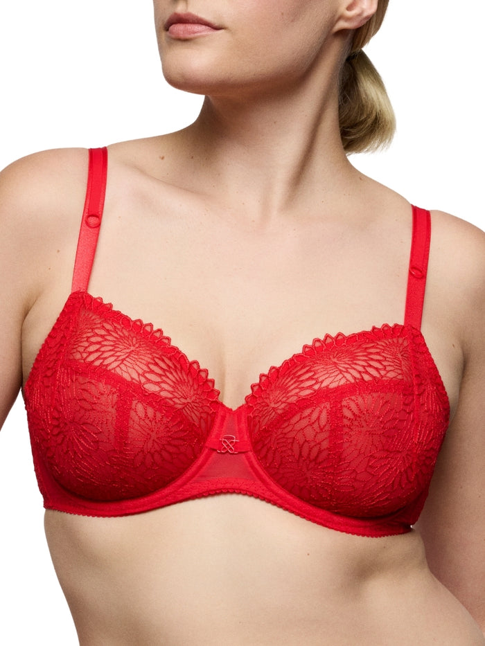 Sophora Full Cup Bra - True Red