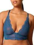 Superboost Lace Deep V Bralette - Deep Teal