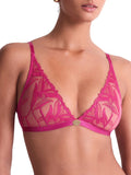 Sweet Euphoria Triangle Bralette - Passion Rose