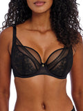 Sydnie High Apex Plunge Bra - Black