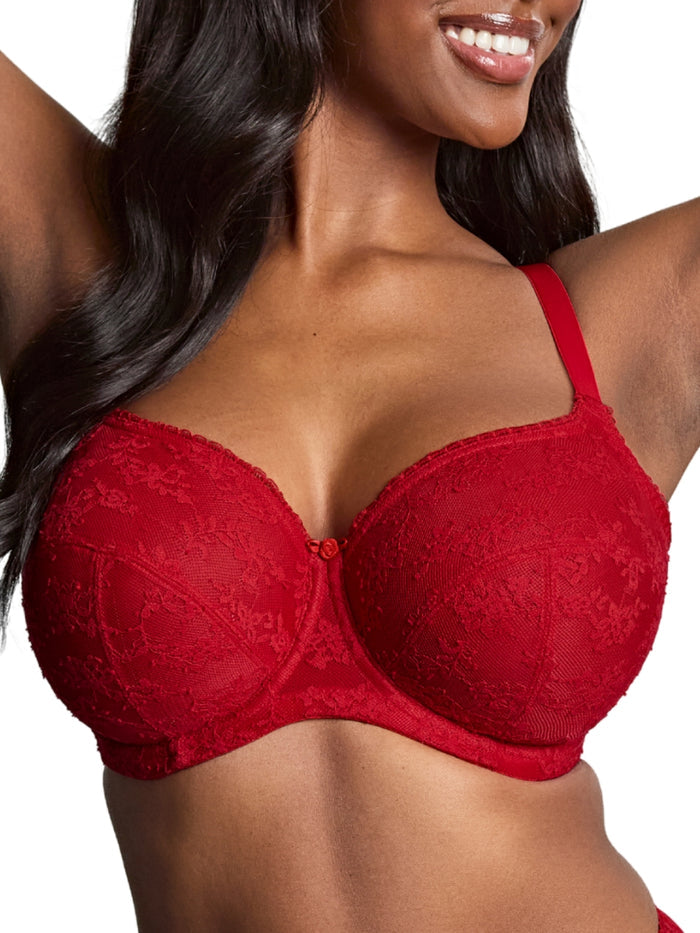 Tango Lace Balcony Bra - Scarlet