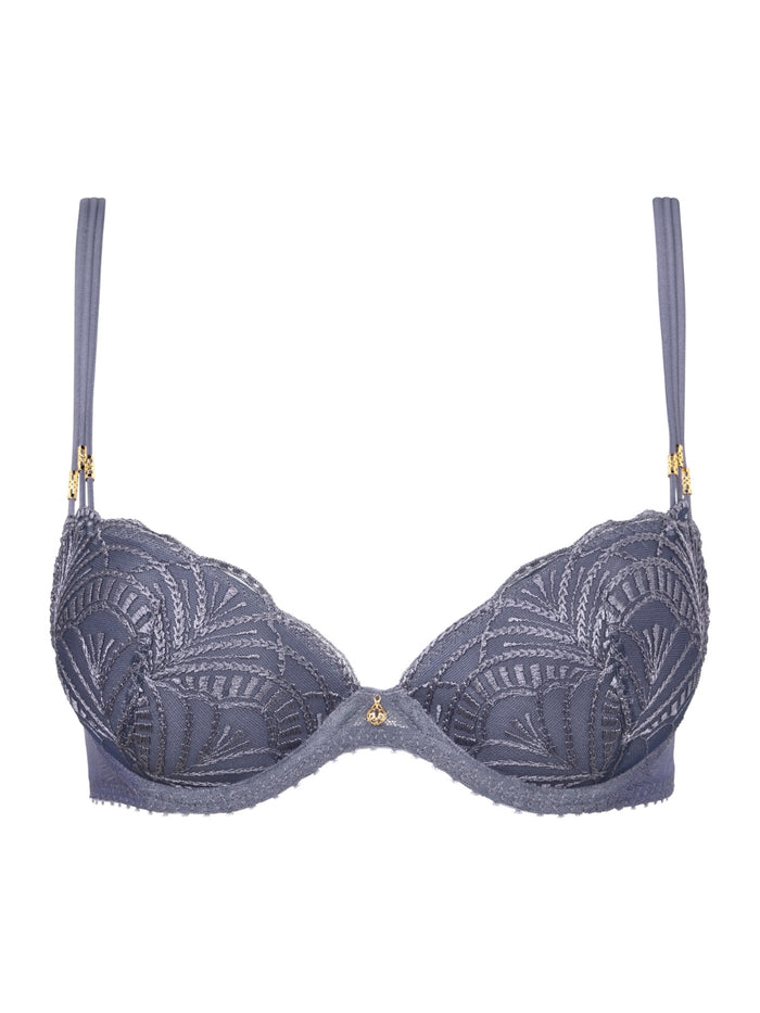 Vibes Moulded Push Up Bra - Denim