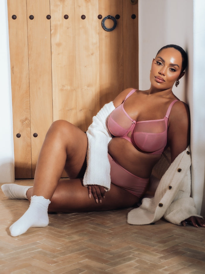 Victory Balcony Bra - Rose Pink