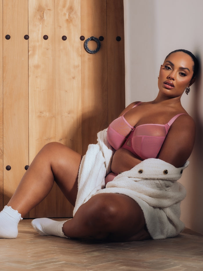 Victory Balcony Bra - Rose Pink