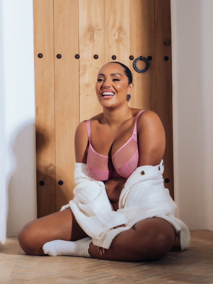 Victory Balcony Bra - Rose Pink