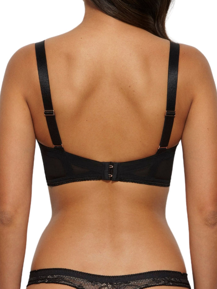VIP Retrolution Padded Staylo Plunge Bra - Black