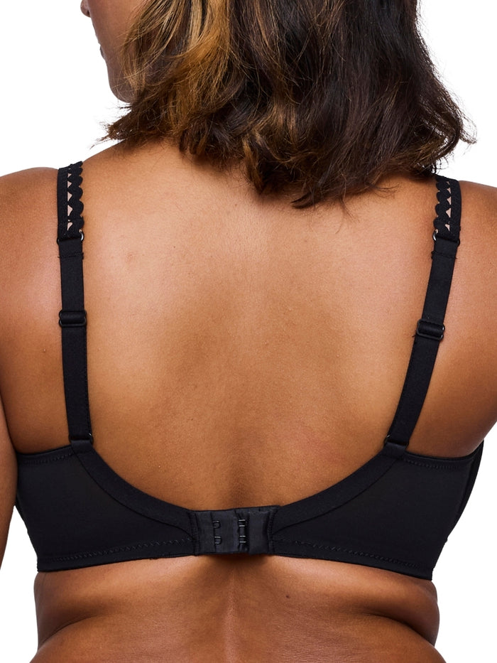 Vivgirl Padded Heartshape Bra - Black